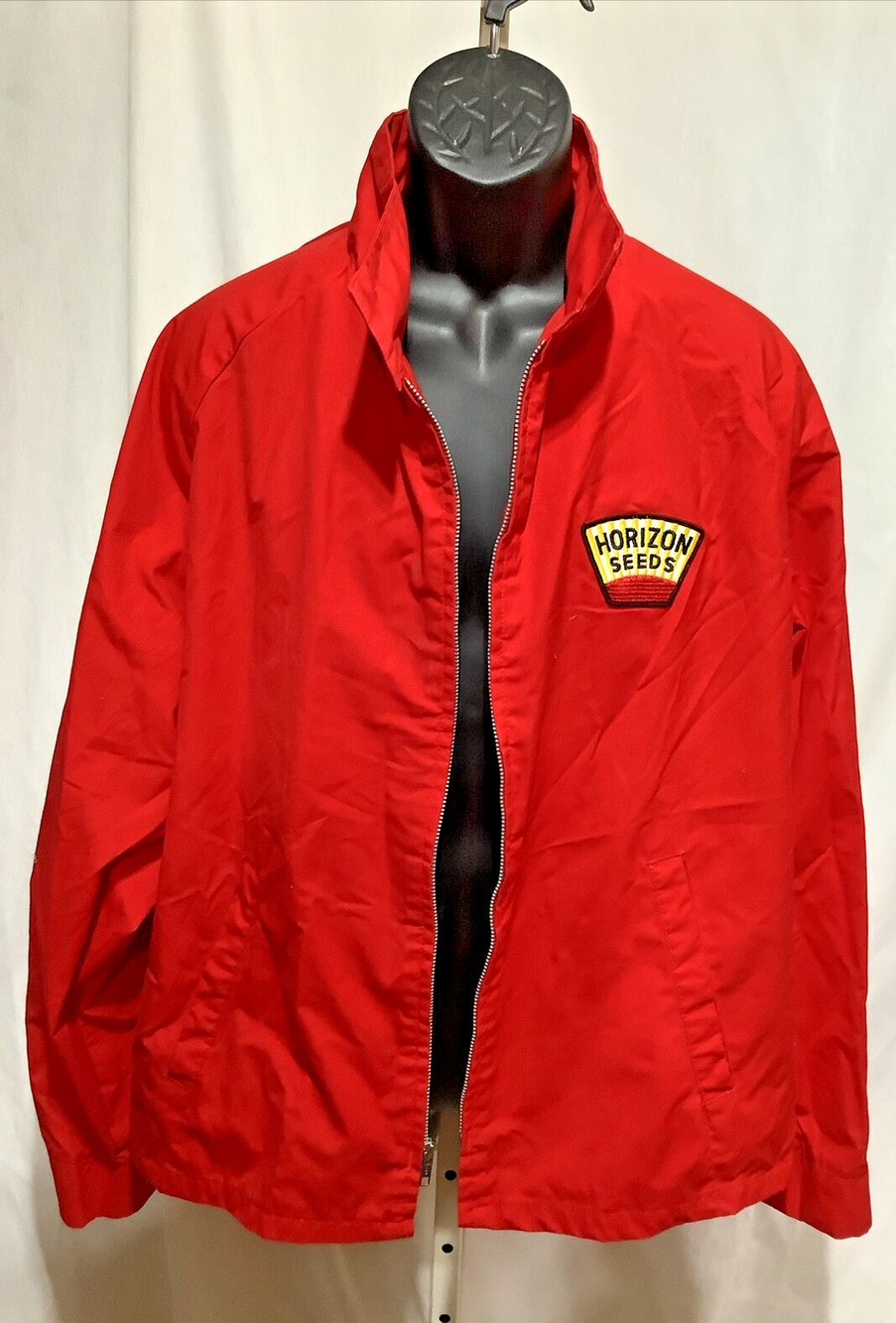Vintage King Louie Pro Fit Horizon Seeds Windbreaker Jacket Made USA Mens XXL